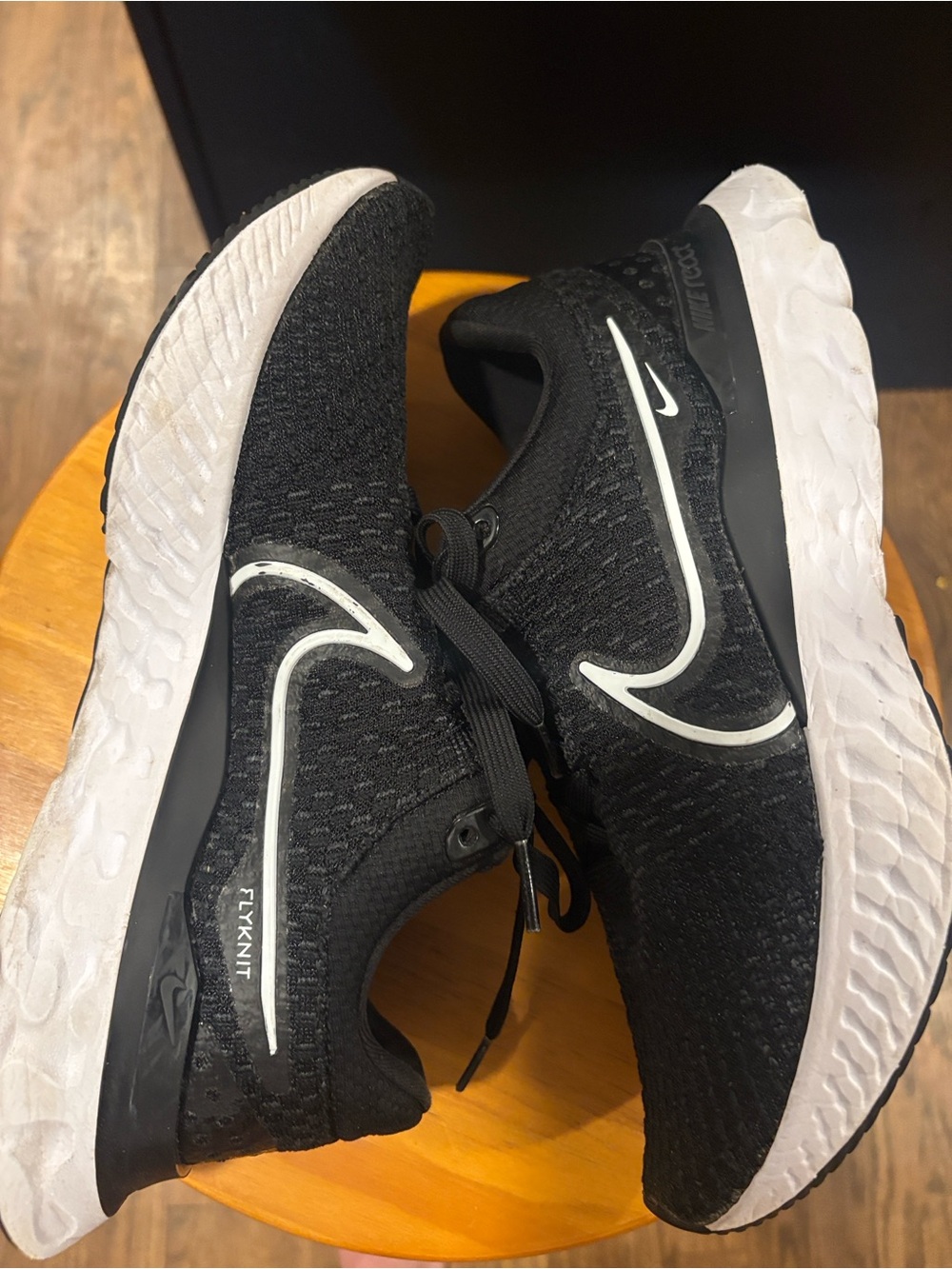 Nike Women’s React Infinity Run Flyknit 3 Sneakers Black White